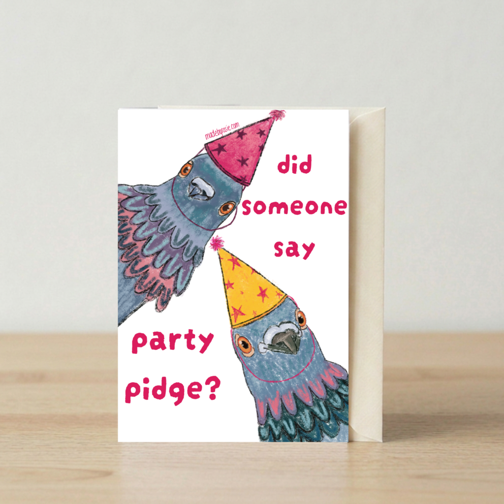 ‘Party Pidge’ Card