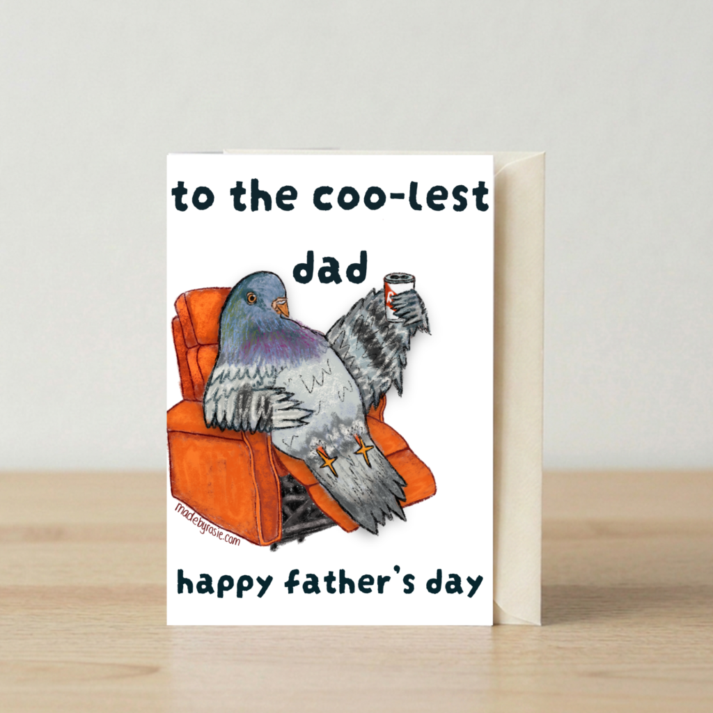 ‘Fathers Day Pidge’ Card