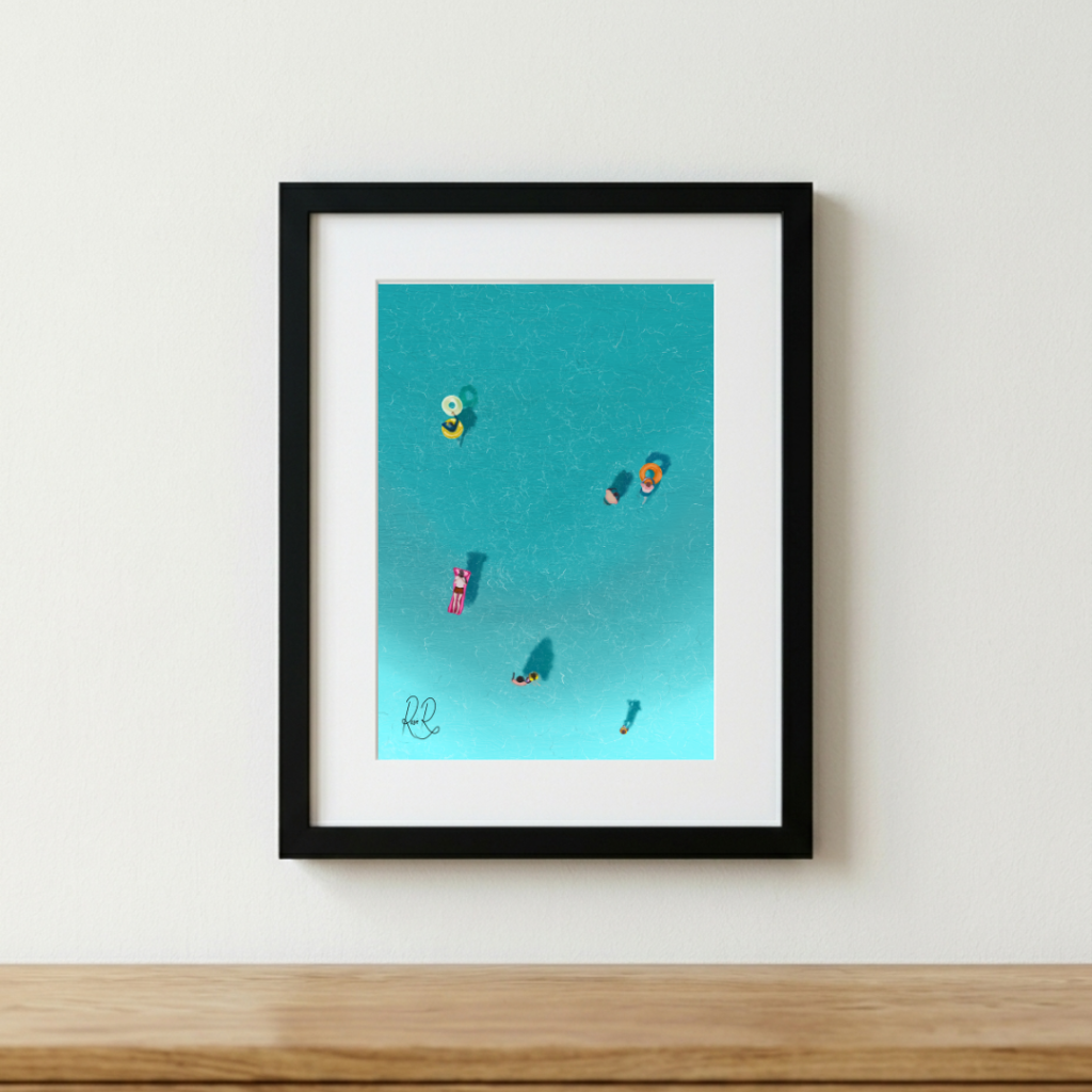 ‘Gone for a Swim’ Print