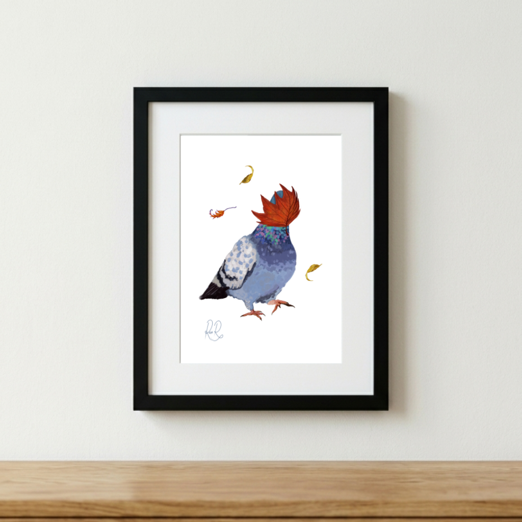 ‘Windy Pidge’ Print