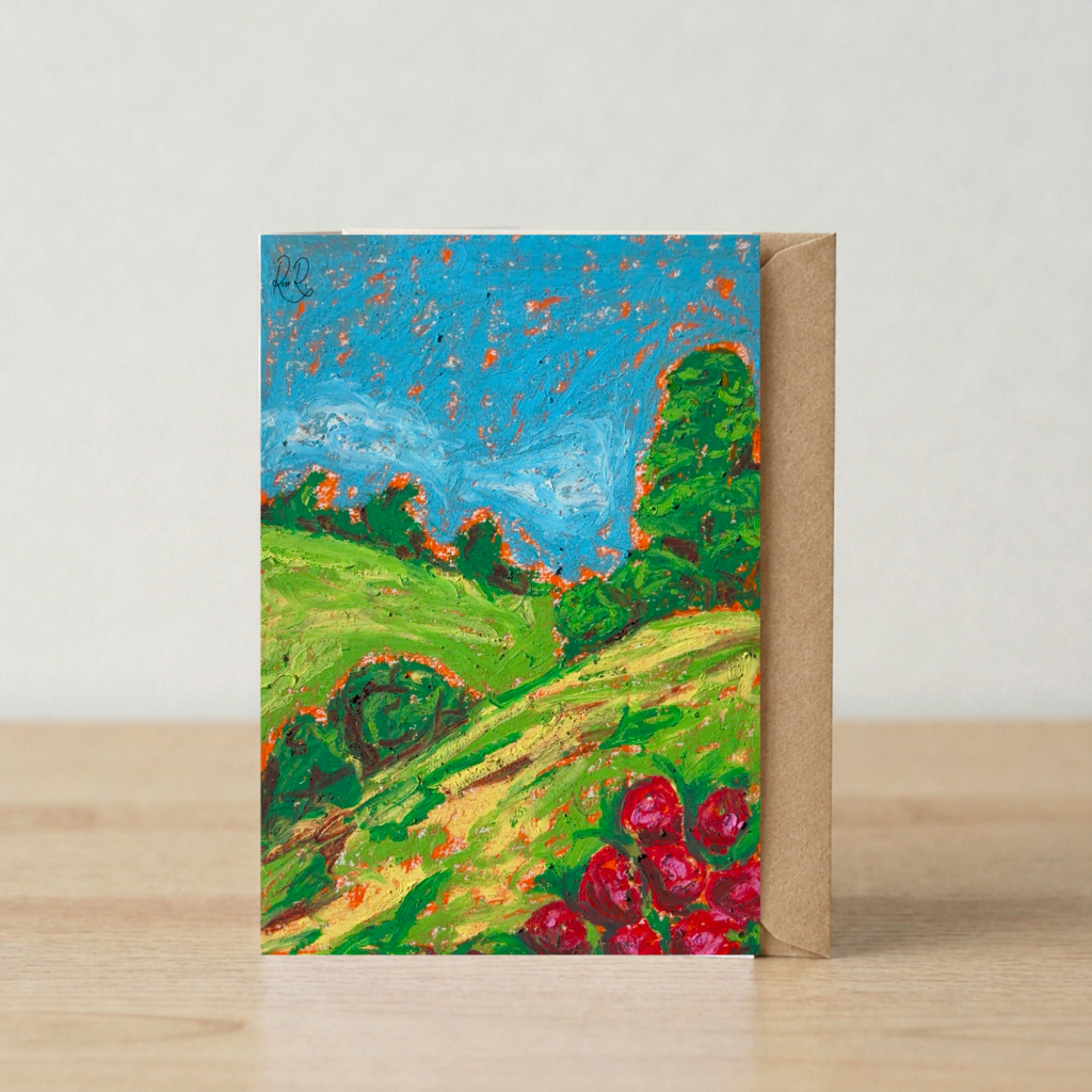 'Rolling Hills' Card
