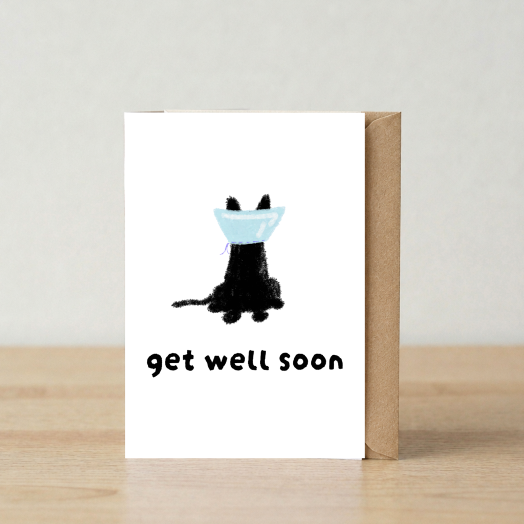 'Cone Cat' Card