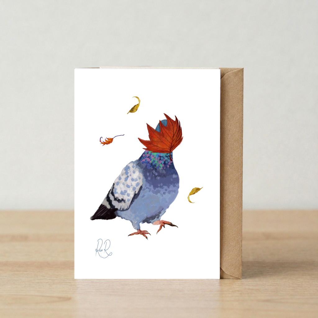'Windy Pidge' Card